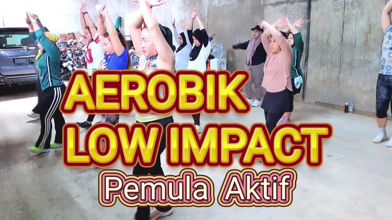 AEROBIK ⁉️ LOW IMPACT KOREO UNTUK PEMULA, BIKIN BODY BUGAR 