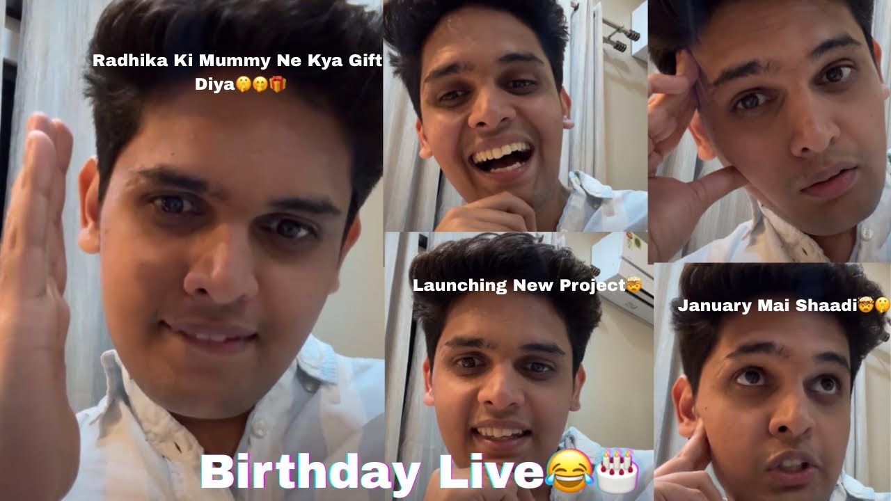 Prashant Bhaiya Instagram Live Birthday Celebration 🎂🥳 | New Project Soon🤯🤫 | Marriage? | Surprise🤯