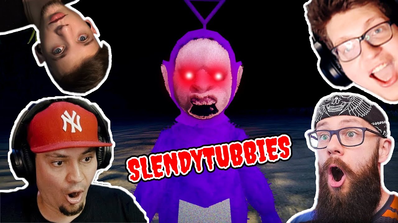😨 TELETUBIŚ VS 4-ECH YOUTUBERÓW *zjadł nas mocno* | The Tabung Slendytubbies @Admiros @Chucken