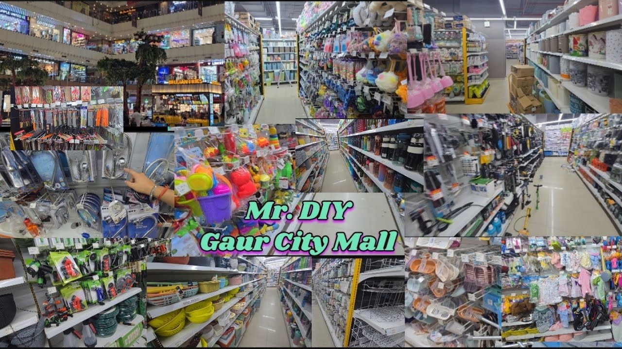 Mr DIY | Gaur City Mall #gaurcitymall #mrdiy #noidaextention #shoppingvlog #homeshopping