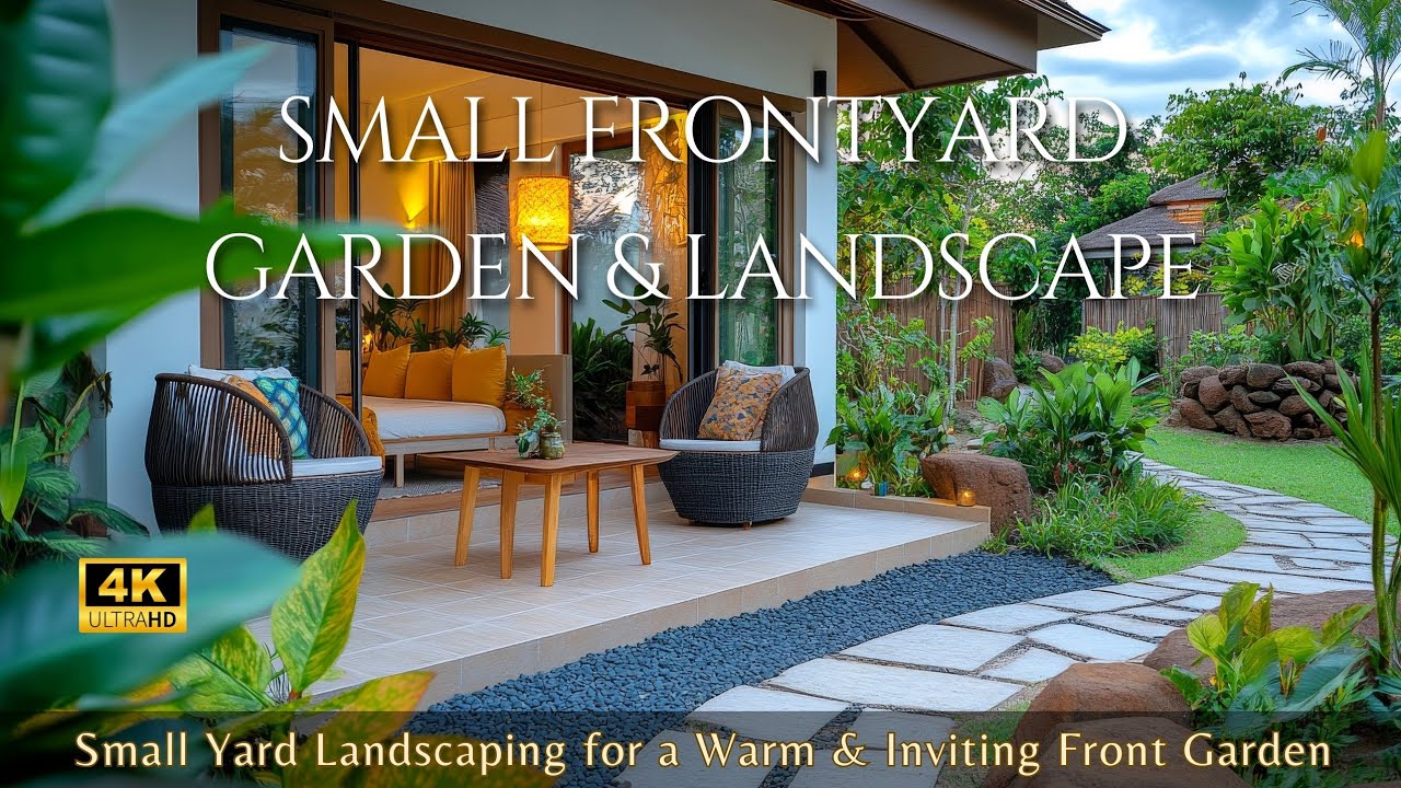 Повысьте привлекательность вашего дома: красивый ландшафтный дизайн небольшого двора для создания...