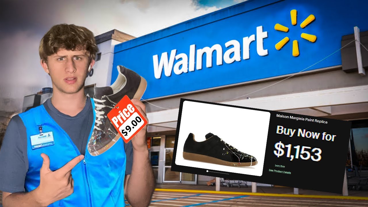 Making $9 MAISON MARGIELA Sneakers from WALMART