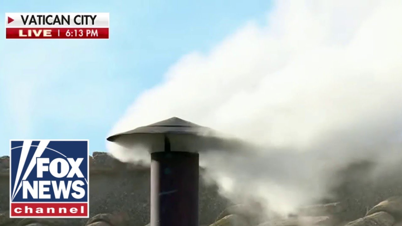BREAKING: White smoke signals new pope has been elected