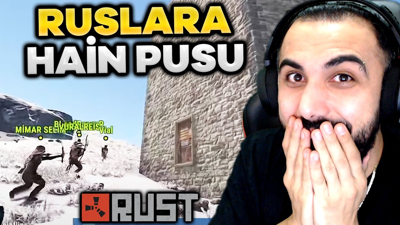 RUSLARA HAİN PUSU KURDUK!! EKİPLE RUST (Bölüm: 1) | Barış Can