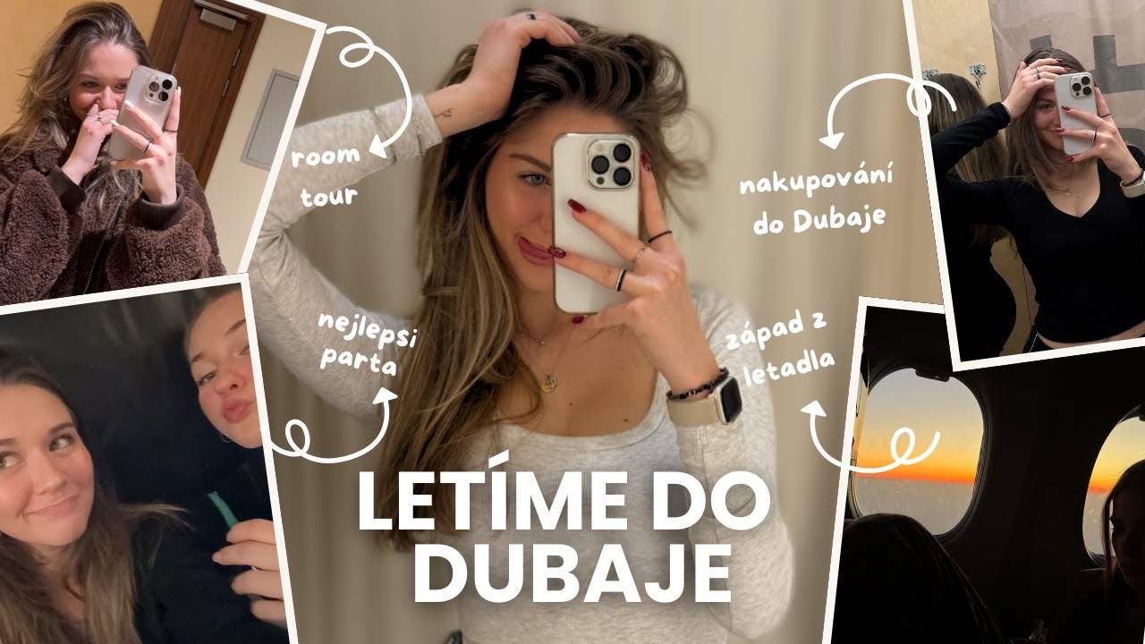 Letíme do DUBAJE✈️ (nakupování🛍️, balení🧳, cesta🫶🏻) | VLOG