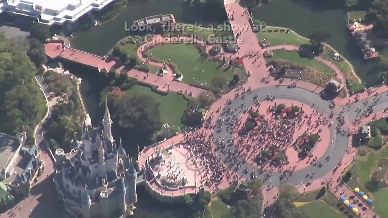 Aerial view of Fantasyland at Magic Kingdom expansion construction - Nov. 2010