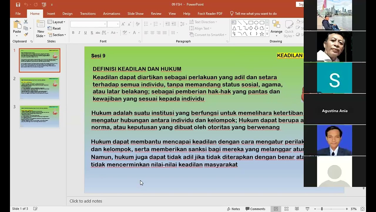 09 FSH KEADILAN DAN HUKUM 1