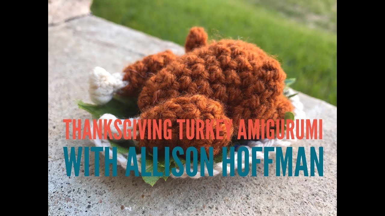 Roast Thanksgiving Turkey Amigurumi w/ CraftyisCool's Allison Hoffman! (Super Cute!)