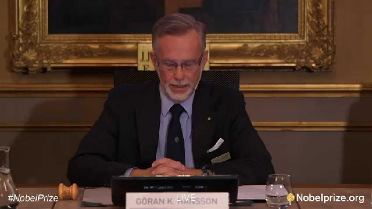 Announcement of the Sveriges Riksbank Prize in Economic Sciences in Memory of Alfred Nobel