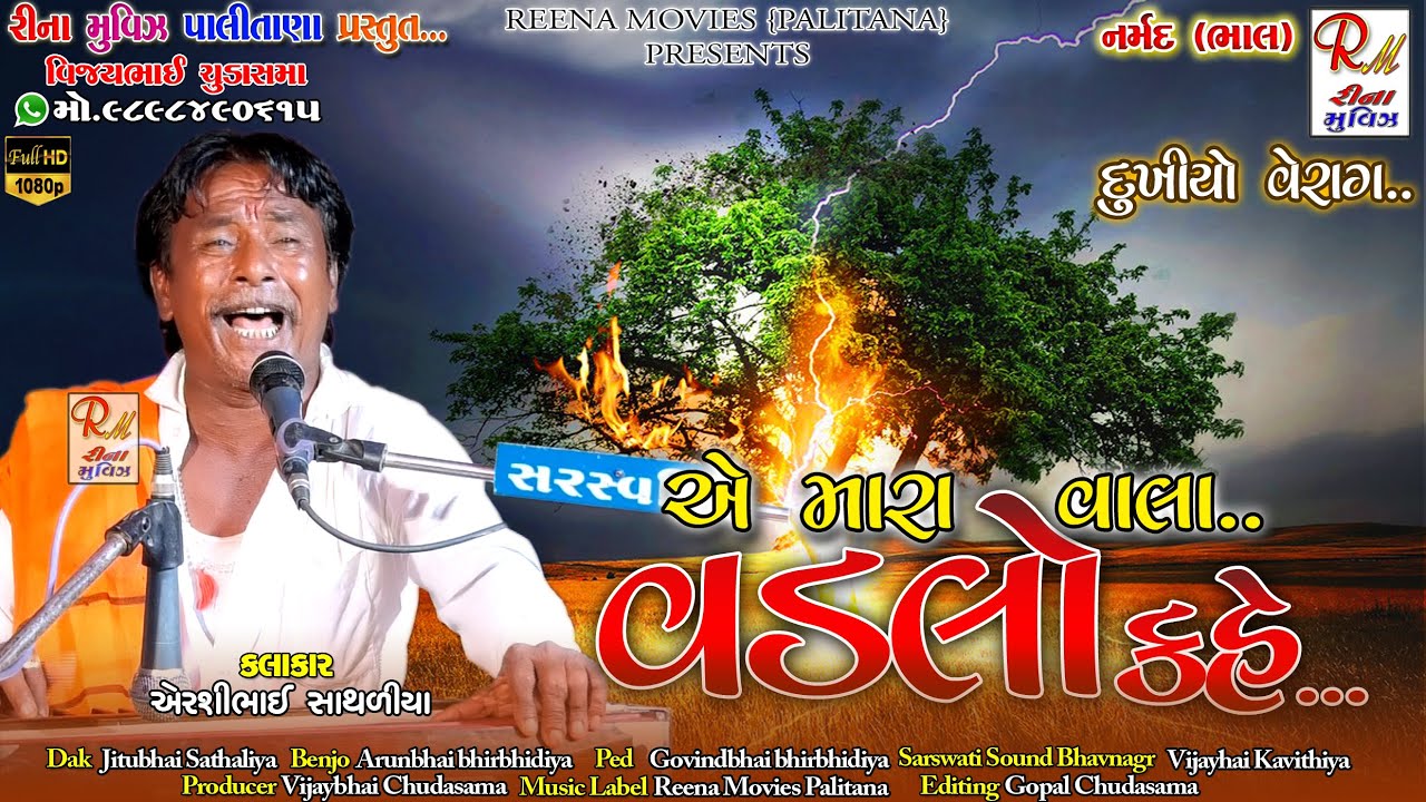 07 વડલો કહે... એ મારા વાલા..|| Airshibhai Sathaliya || New Dakla 2021 Reena Movies Palitana