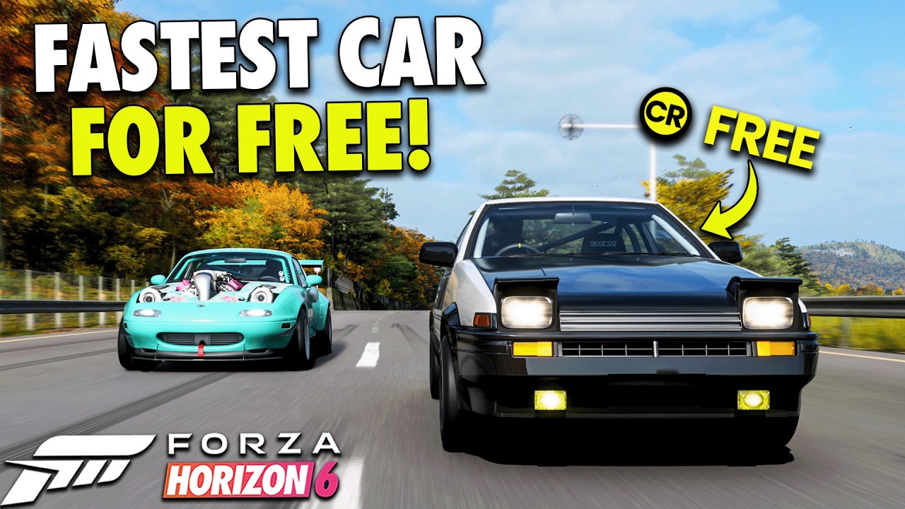 Как получить БЕСПЛАТНО самую БЫСТРУЮ машину в Forza Horizon 6!