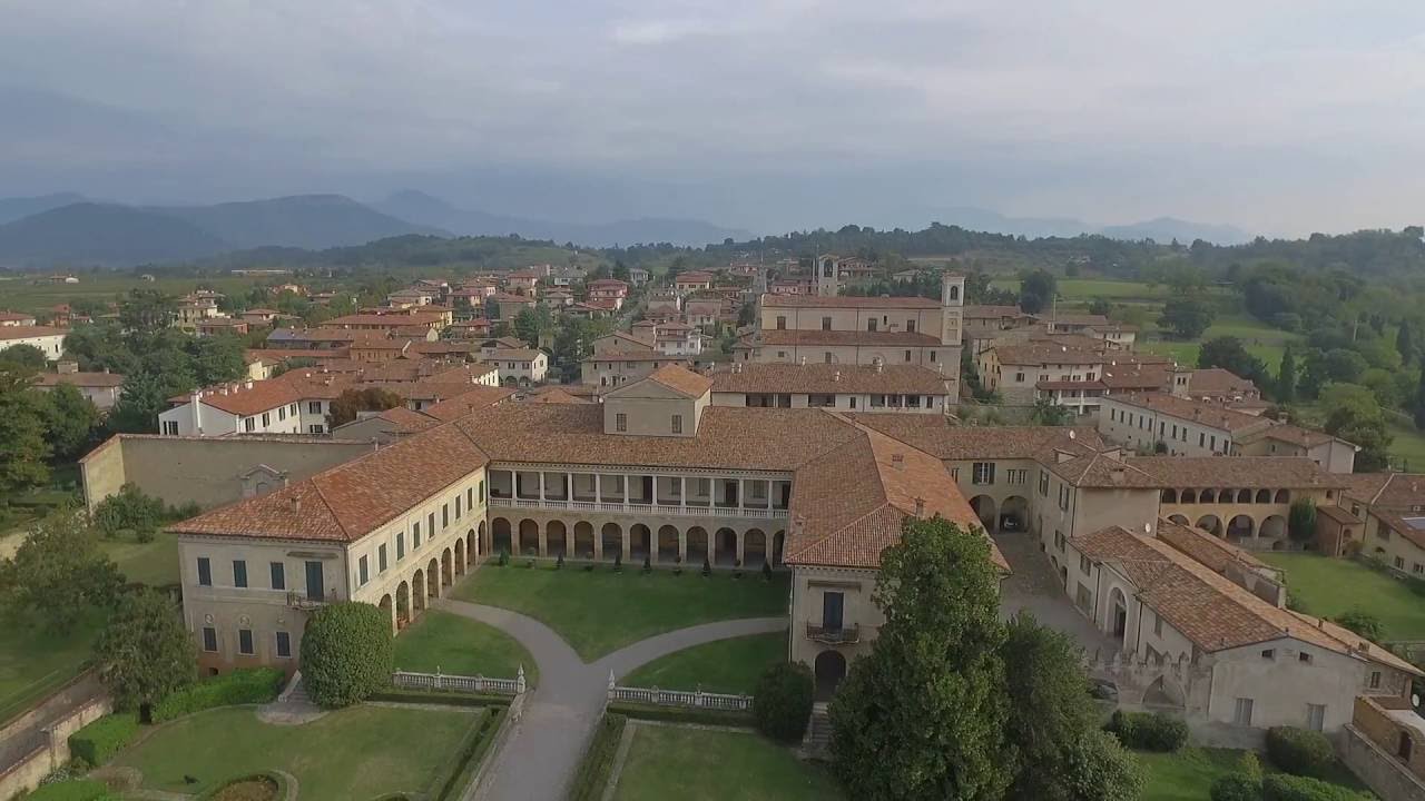 Erbusco aerial view.