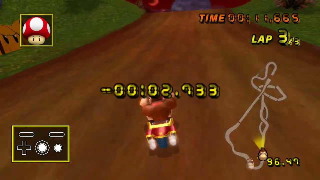 【CTGP 200cc WR】Wicked Woods (Glitch) - 41.493 - Blue Yoshi