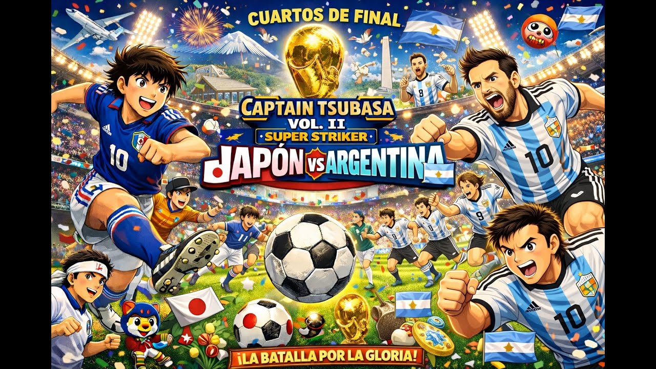 🔥 🇯🇵 Japón vs 🇦🇷 Argentina – Díaz QUIERE ELIMINAR AL Japón 😱 | Cuartos de Final.