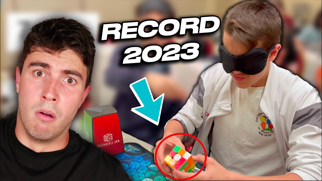 I RECORD MIGLIORI COL CUBO DI RUBIK - 2023 (Reazione)