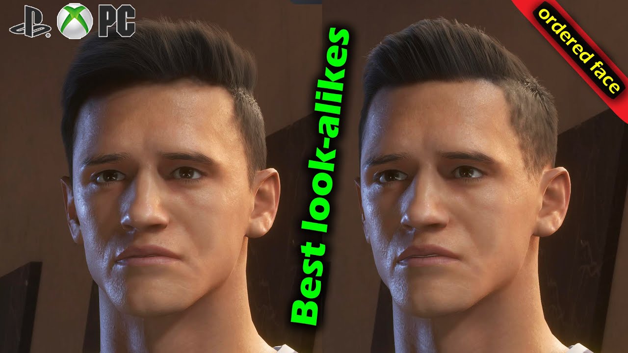 Alexis S&aacute;nchez look alike EA FC 25 pro clubs face [Alexis S&aacute;nchez face EA FC 25]