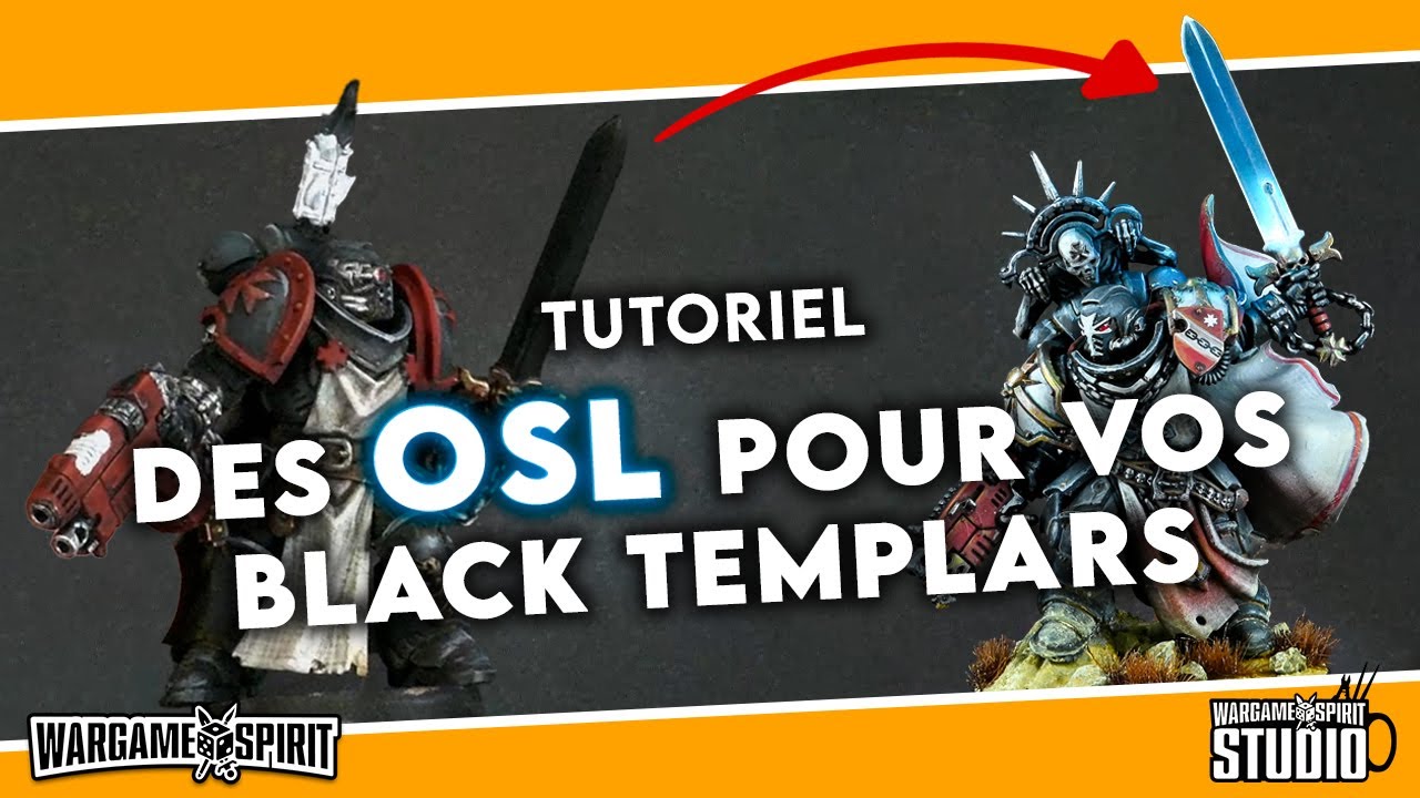 Wargame Spirit Studio - Des OSL pour les Black Templars d'@Alphacast_fr !