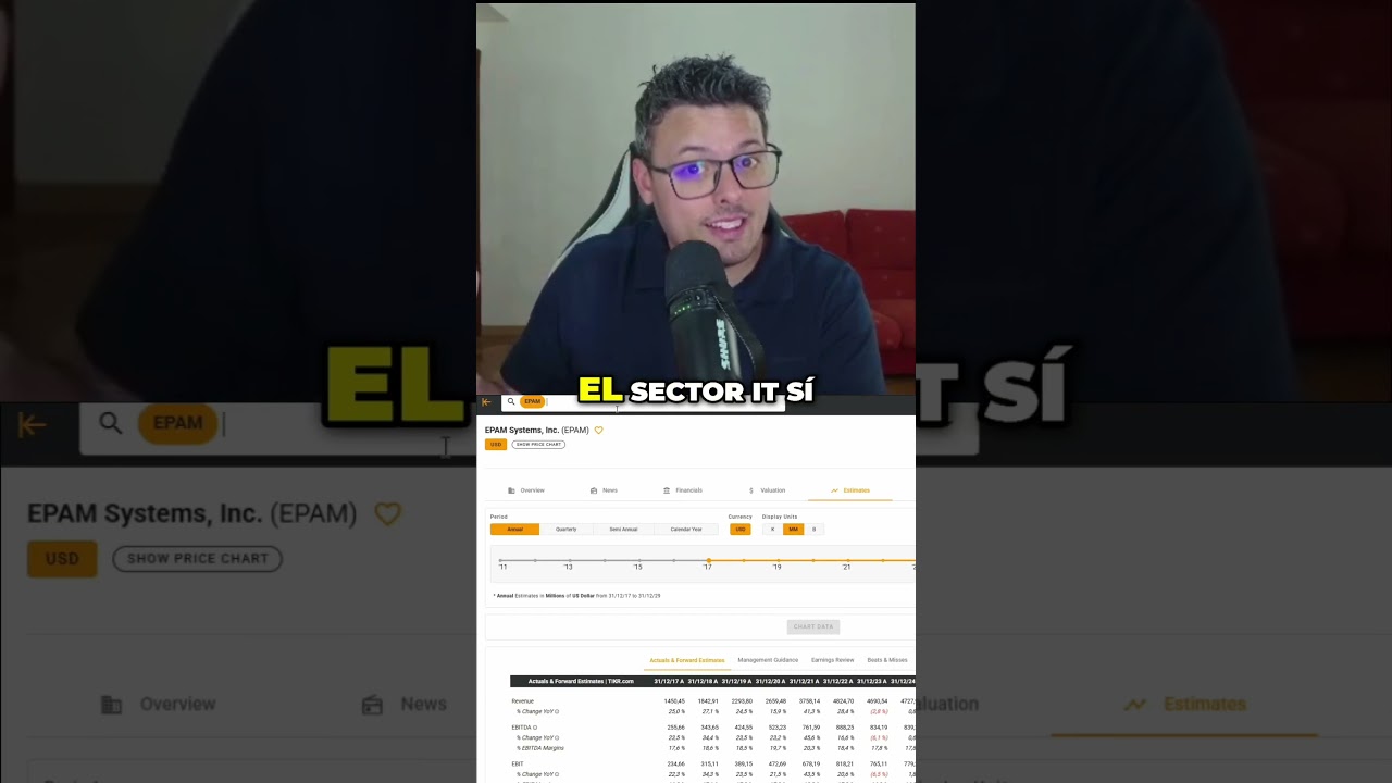 👉ANALIZANDO el SECTOR IT: NAGARRO vs ENDAVA vs GLOBANT vs EPAM / &iquest;Cu&aacute;l es MEJOR INVERSI&Oacute;N?🤑✅
