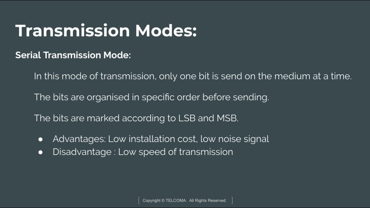 6 Transmission Modes
