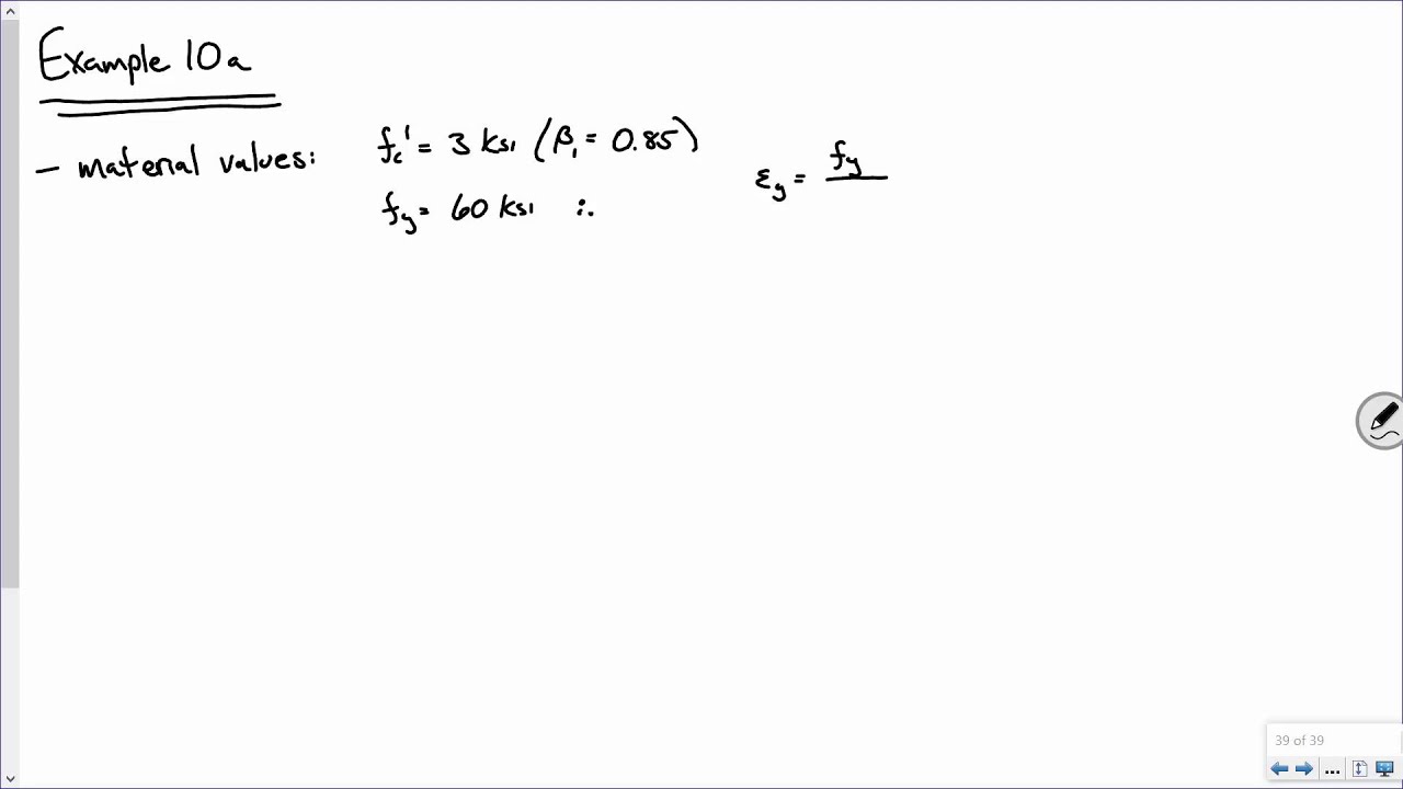 CE 413 Lecture 18: Doubly-Reinforced Beam Examples (2016.03.07)