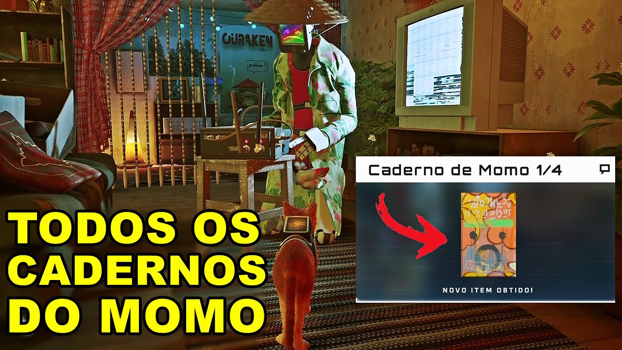 Stray - Todos os Cadernos do Momo na Favela