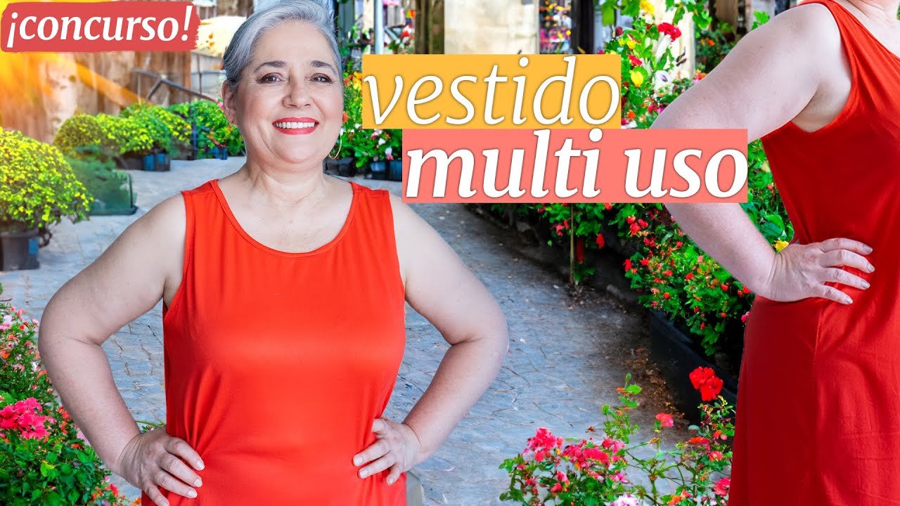 Crea tu propio vestido sin mangas ni cuello /Facil de hacer/Tutorial de costura