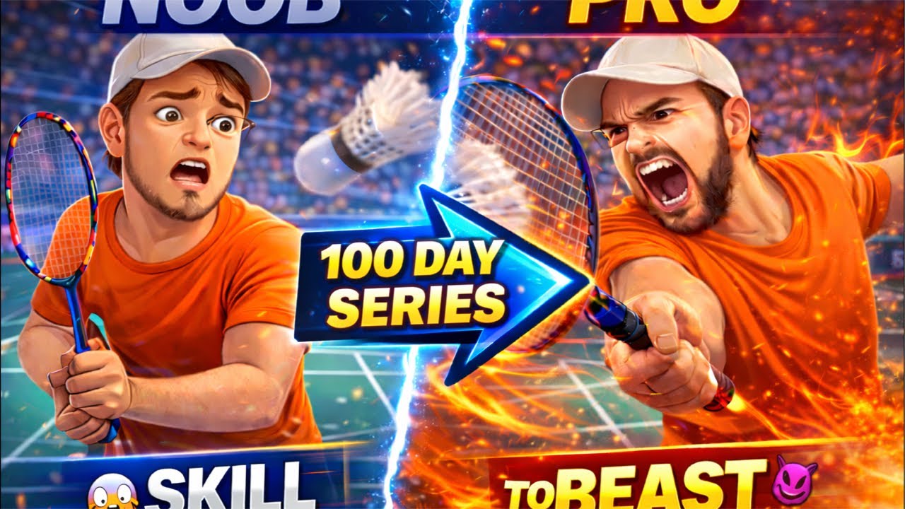 🔴LIVE Badminton With Friends 🏸 | Learning, Losing & Improving | Road to Pro | Day:16/100