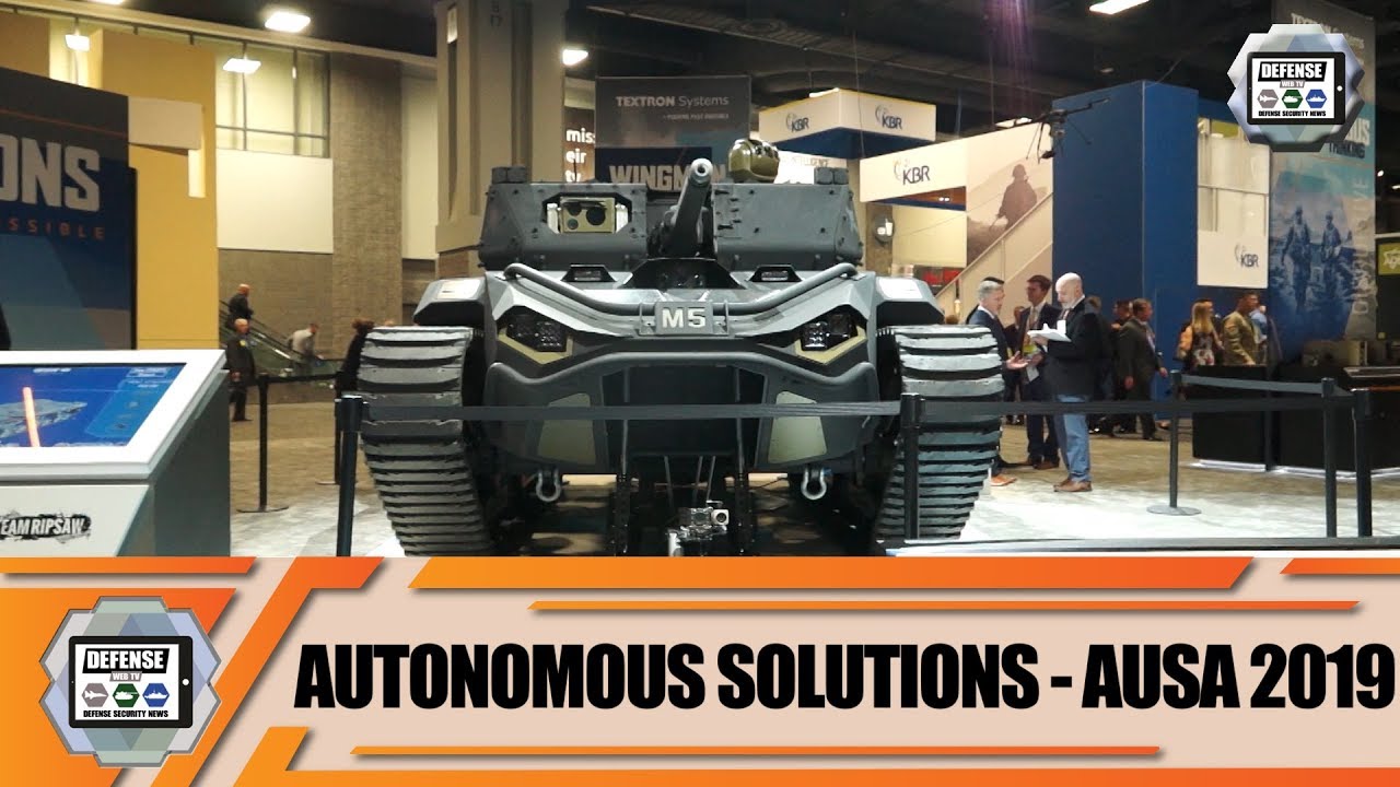 UGVs Unmanned Ground Vehicles for Robotic Combat Vehicle-Light (RCV-L) program of US Army AUSA 2019