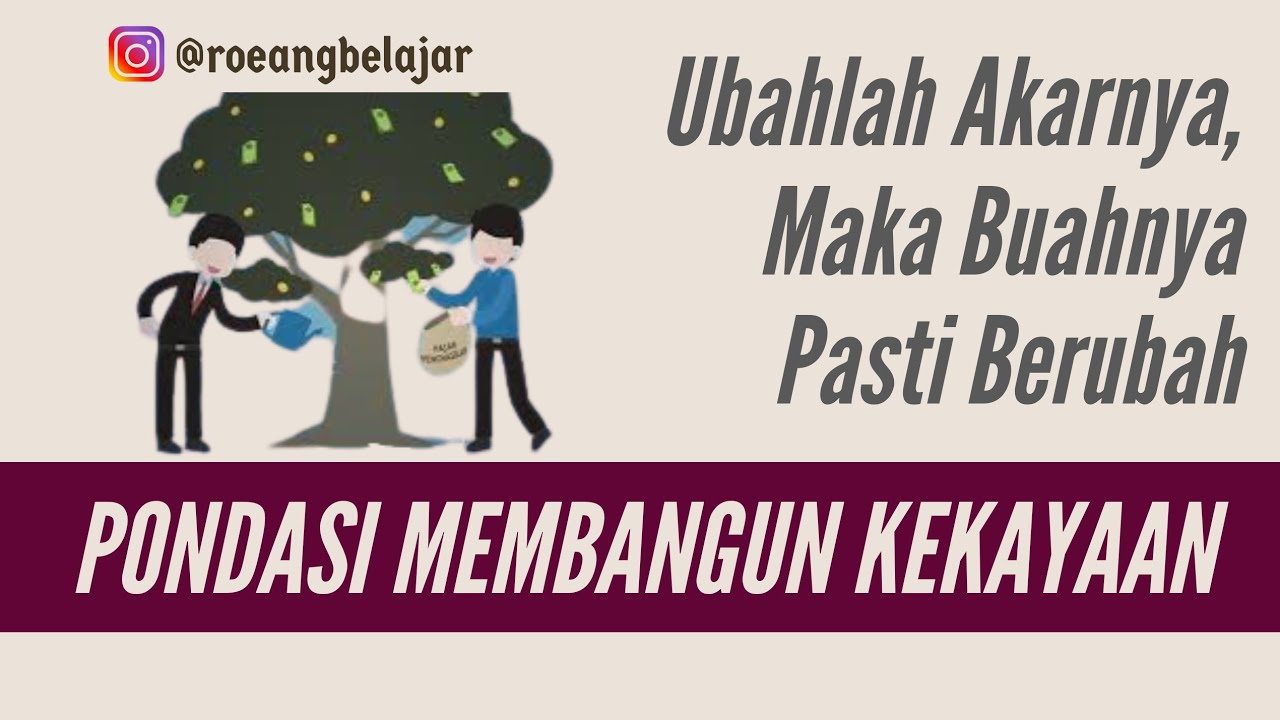 Perbaikilah Pondasi Finansial Kita