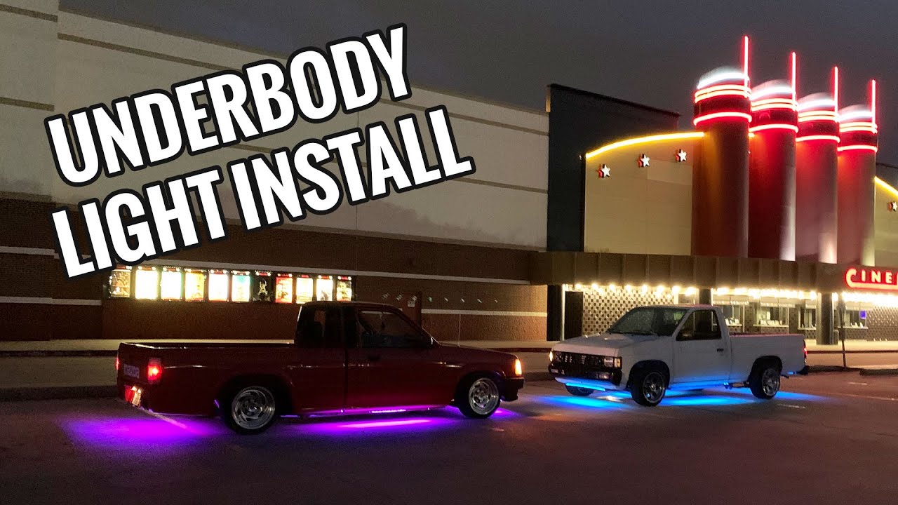 Установка светодиодной подсветки днища на Nissan Hardbody D21 | Flake Garage
