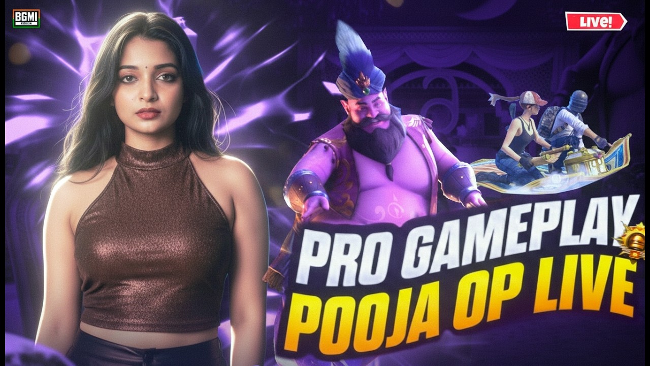 BGMI NEW GENIE UPDATE IS HERE😍PLAYING ALADDIN UPDATE LIVE🥳 |#bgmilive #girlgamer #pubg #bgmilive