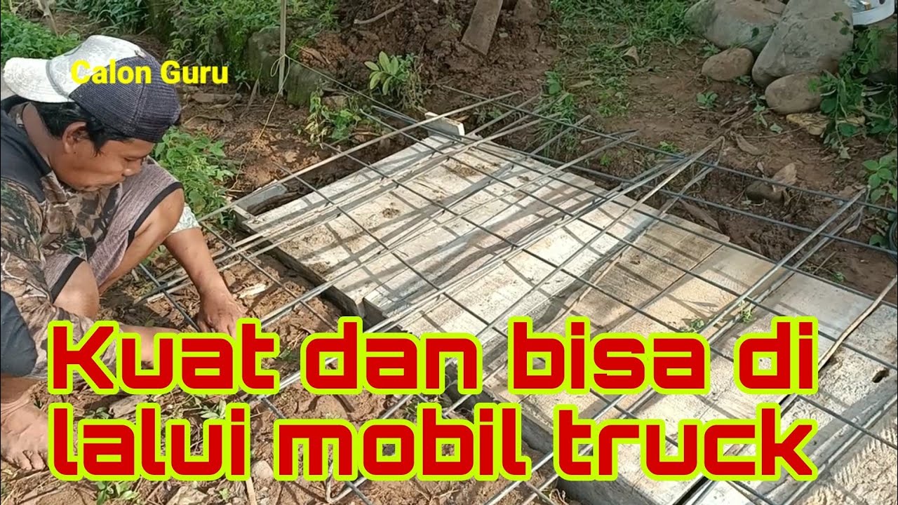 Cara Membuat Jembatan Depan Rumah || Cor Jembatan || Buat Pemula