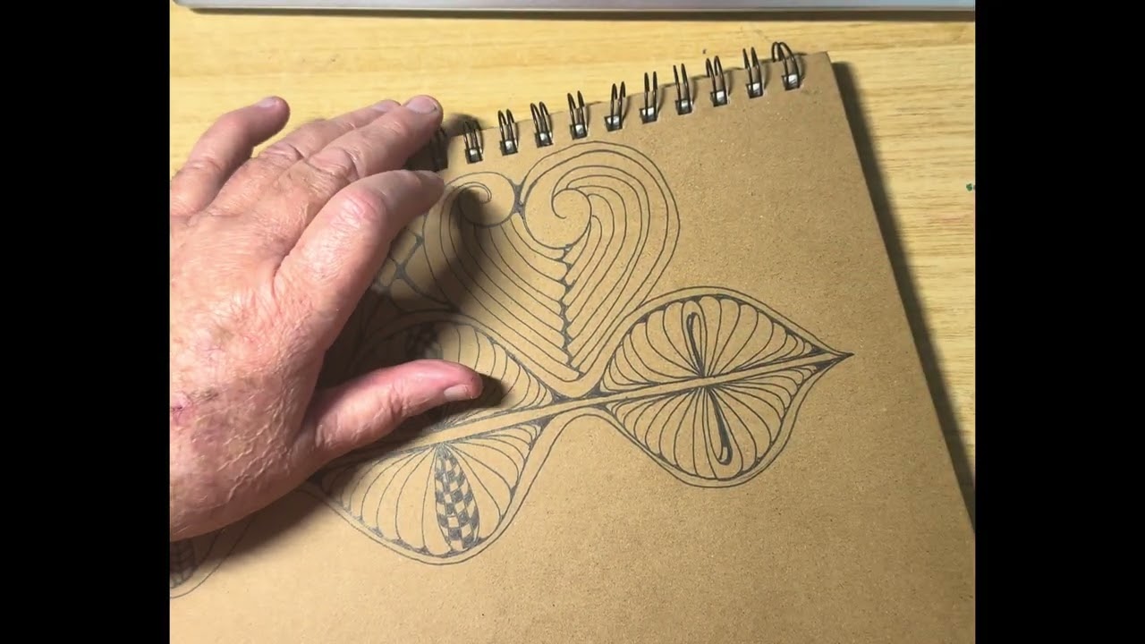 New mix Zentangle on Book cover pt2 please subscribe 
