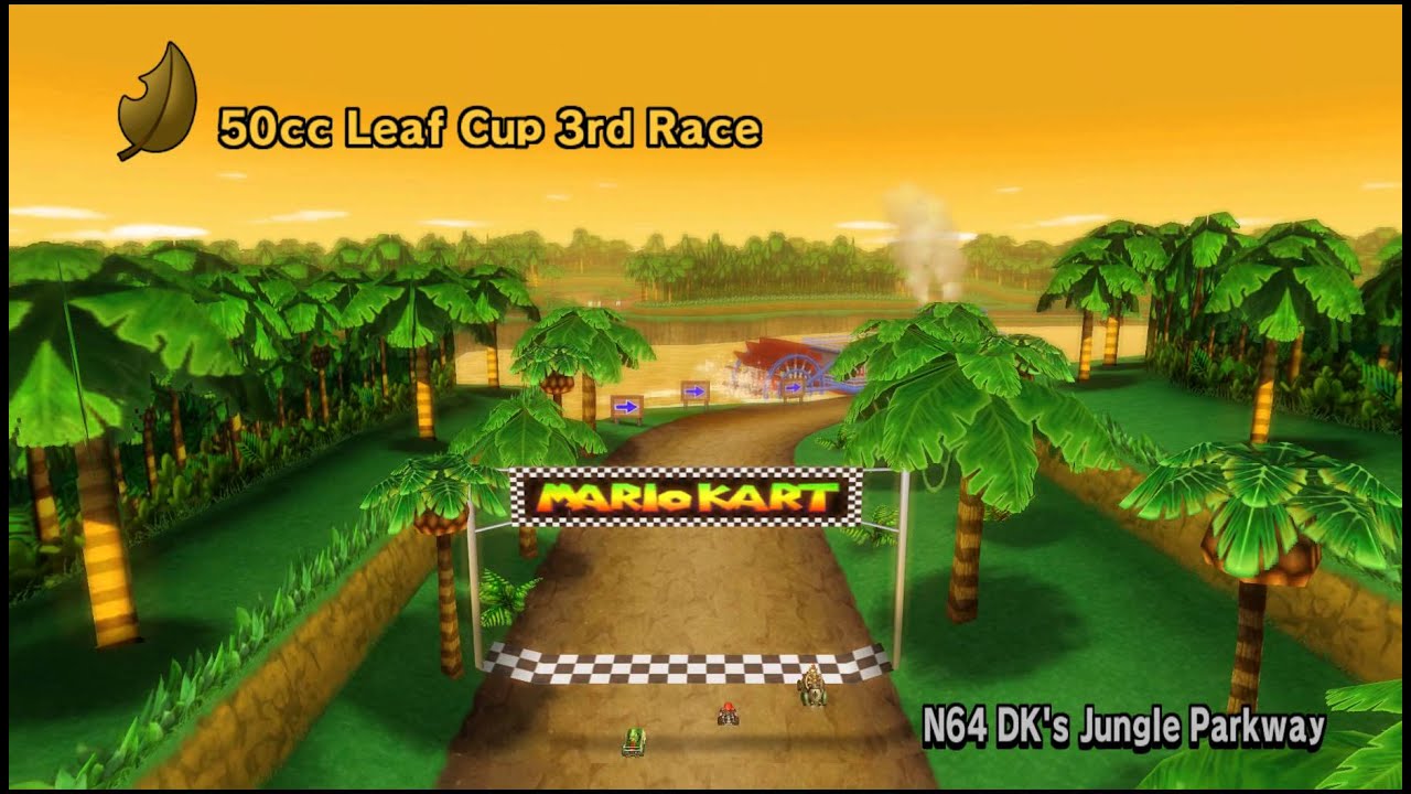 Mario Kart Wii - Leaf Cup - 50cc - 1 Star - Dry Bowser