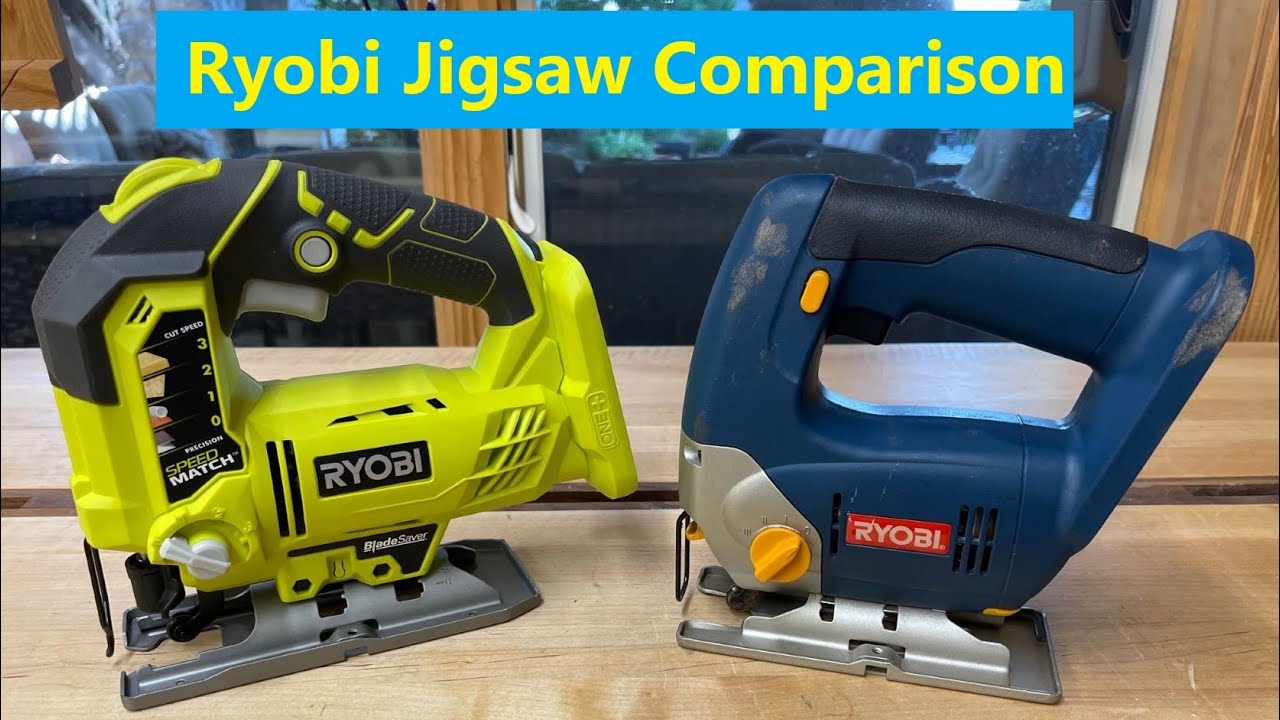 Ryobi New and Old Cordless Jigsaw Comparison w  Dr  Joe