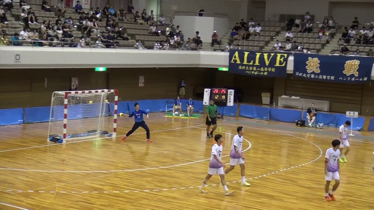 2017年IH ハンドボール 男子 決勝 法政二 vs 氷見 2