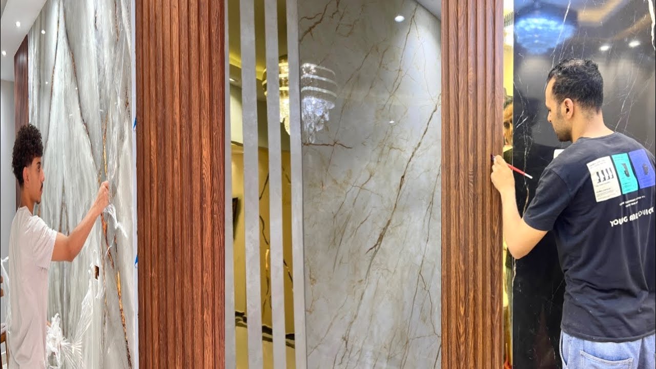 3 Creative Faux Marble Ideas with Wood & Steel | Modern Interior Design