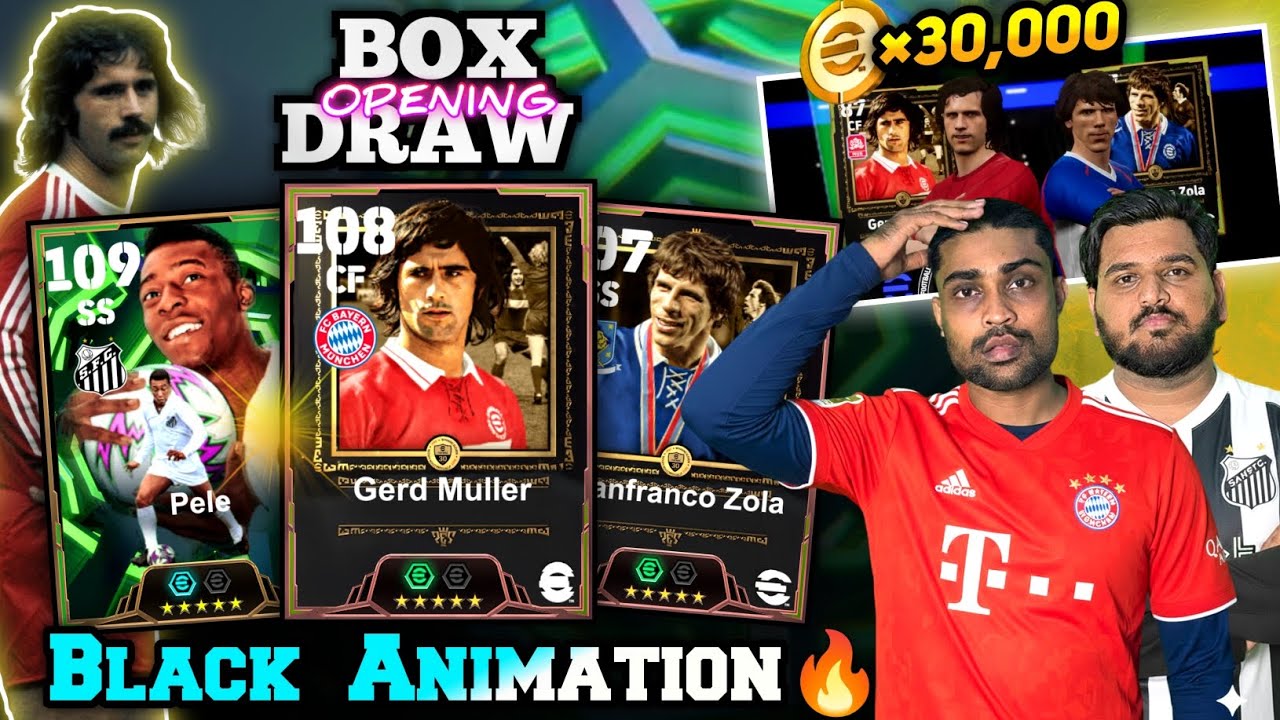 Black Animation 😱 In World Classics Gerd Muller+Pele Epic Boxdraw EFootball 26🔥| 30,000+ Coins🤑