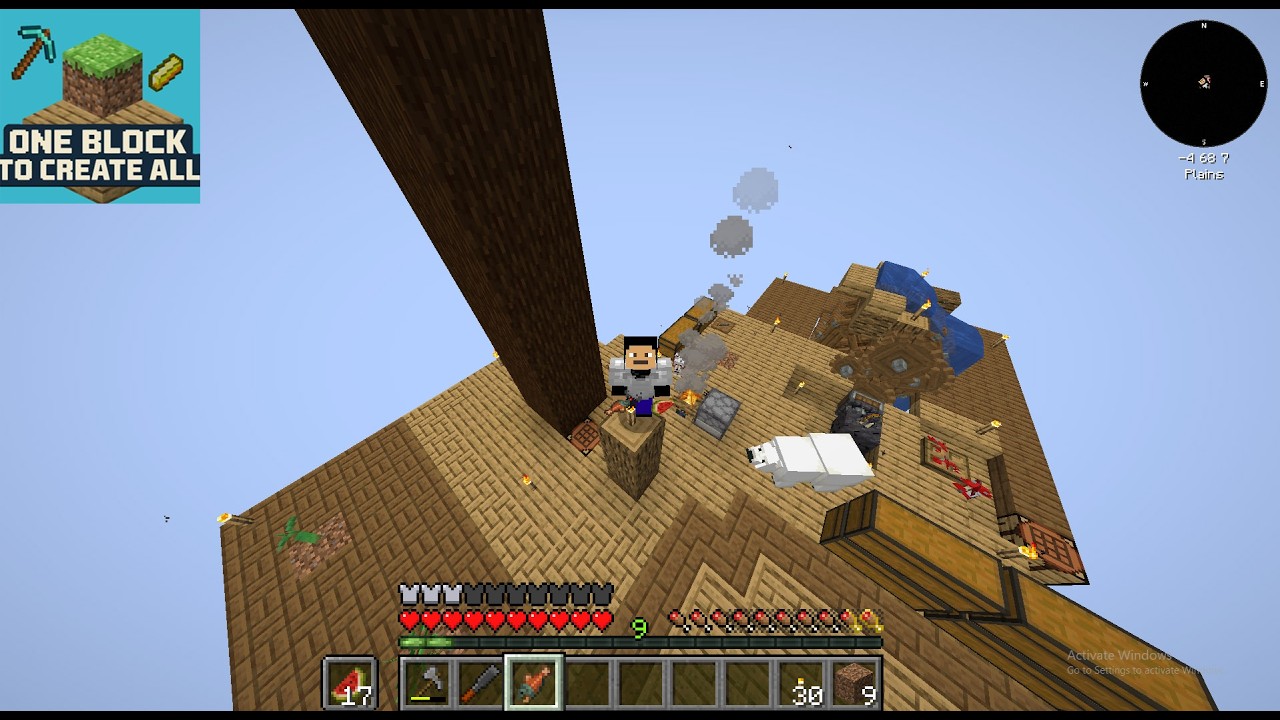 Minecraft Modpack (One Block To Create All) Let's Play Part 3 Expanding The Platform N On To phase 4