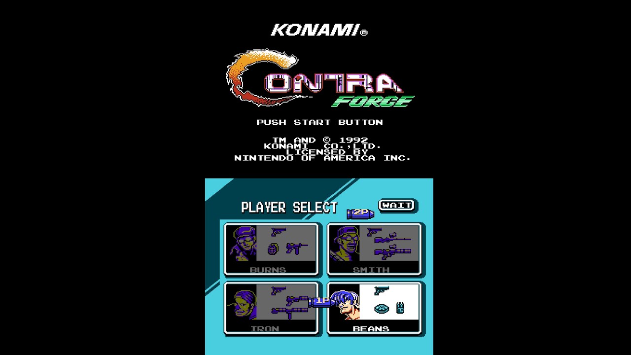 Contra Force (Beans/Time Mine Only) (No Death) (Lag Fix/No Slowdown)