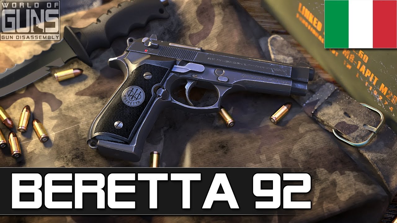 How does Beretta 92 pistol operate?