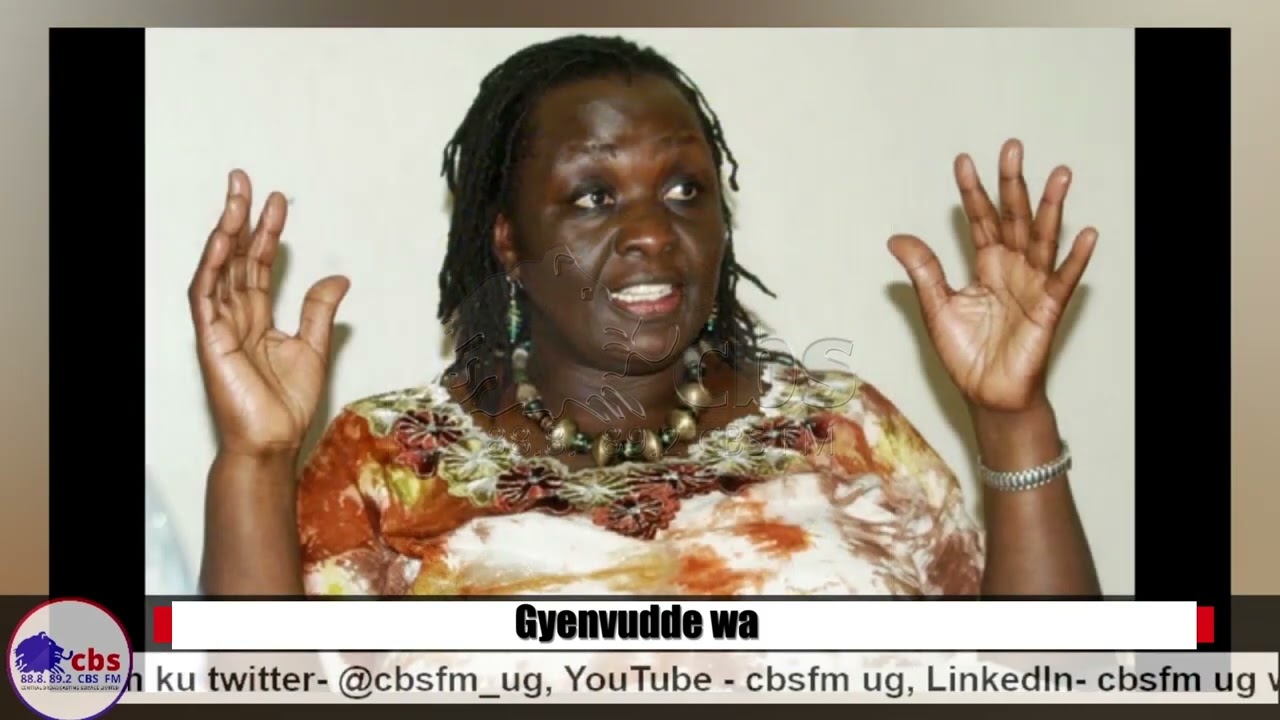 Gyenvudde wa Dr  Specioza Wandira Kazibwe pt1