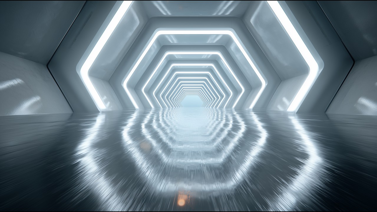 Neon Mirage - Retro-Futuristic Deep House & Late Night Drive | 124 BPM 4K