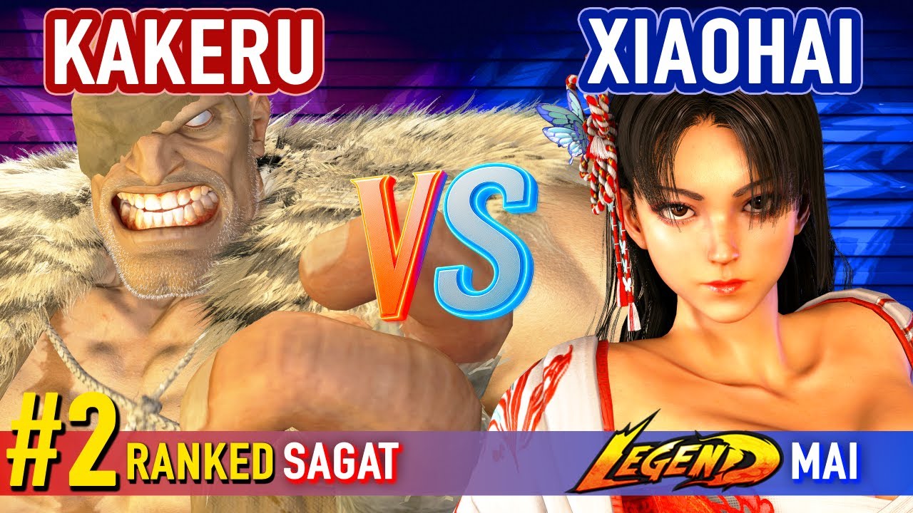 SF6 ▰ KAKERU (#2 Ranked Sagat) vs XIAOHAI (Mai) ▰ High Level Gameplay