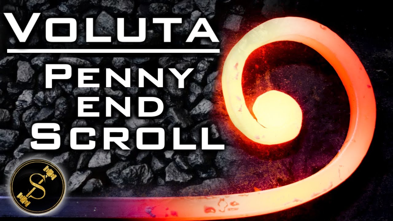 ¿Como hacer una Voluta? (Pastilla-Botón) Forjada / Penny end Scroll