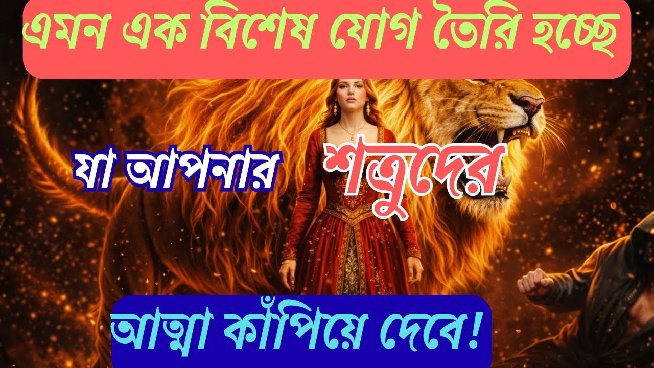 Universe বার্তা।এমন এক বিশেষ যোগ তৈরি হচ্ছে,যা শত্রুদের জীবন কাঁপিয়ে দেবে।আর আপনার জয় নিশ্চিত হবে।