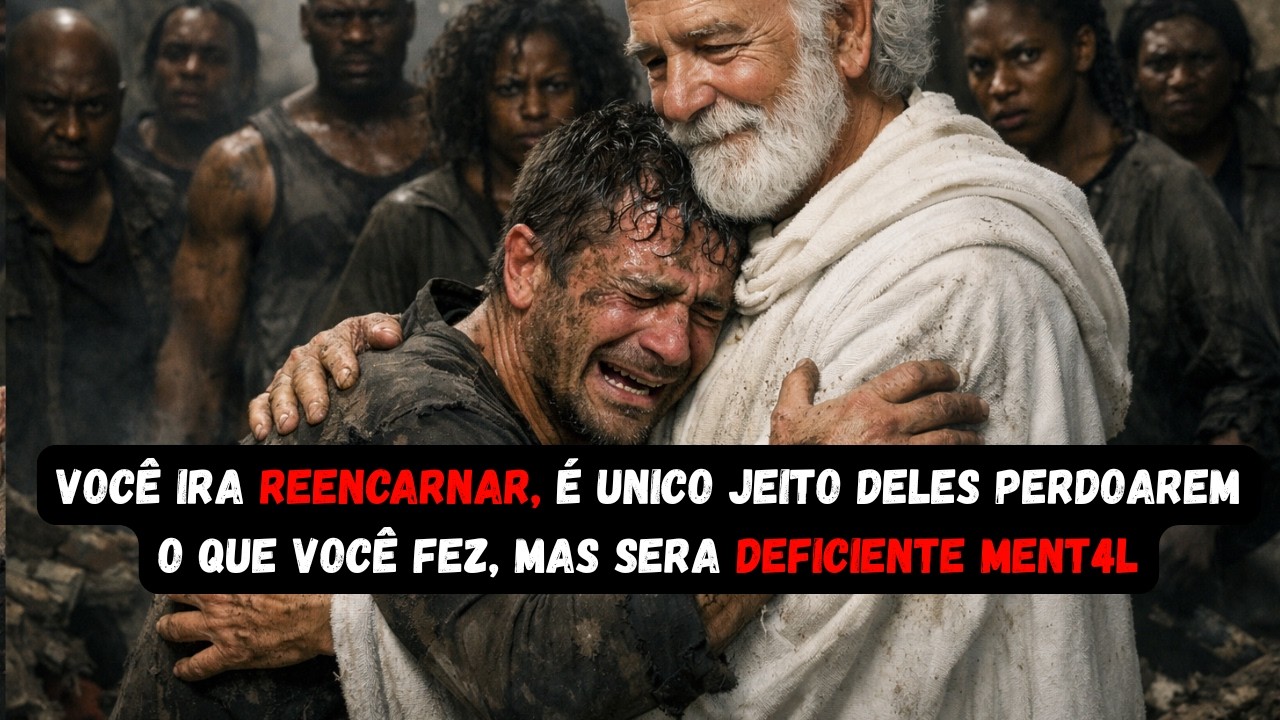 PSICOGRAFIA  - ESPÍRITO QUE VOLTA REENCARNAR DEFICIENTE PAGAR SEUS ATOS DA ESCRAVID4O | espiritismo