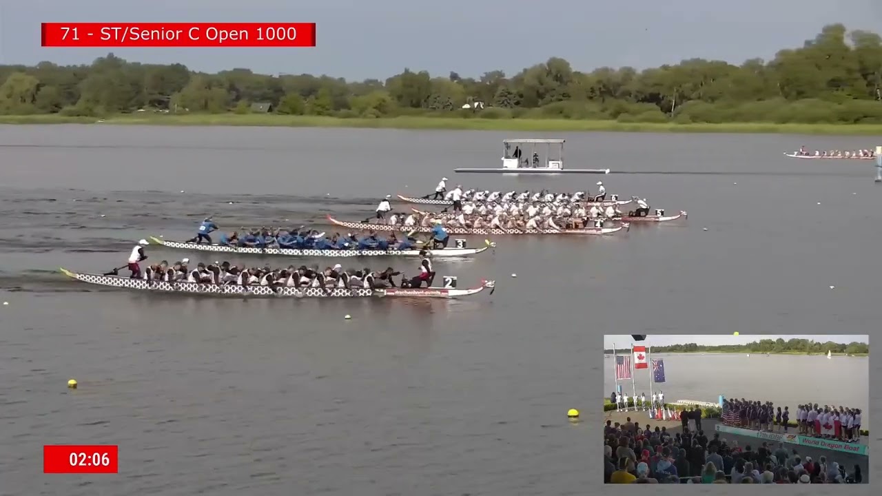 大型龍舟男子組 60+ Race71 1000M  17th IDBF 2025 0716