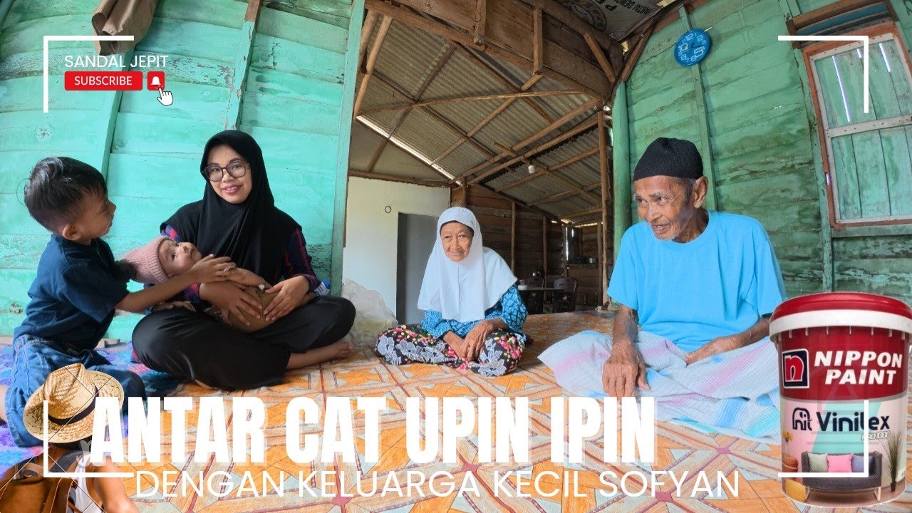 Rumah Nek Nia dan Tok Atan Kita Cat Upin Ipin