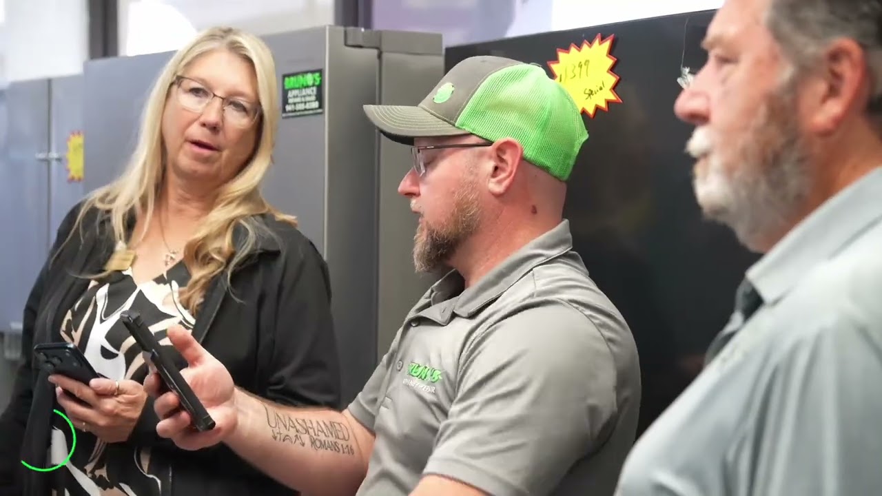 Bruno's Appliance Repair and Sales.